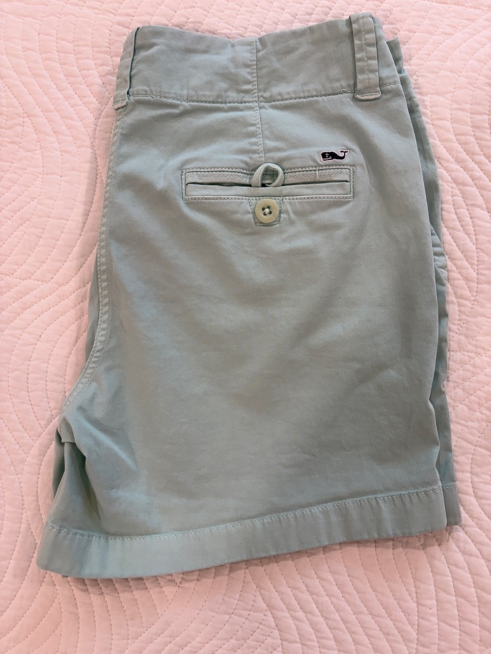 Vineyard Vines Women's Bermuda Shorts in Light Aqua - Picture 2 of 9